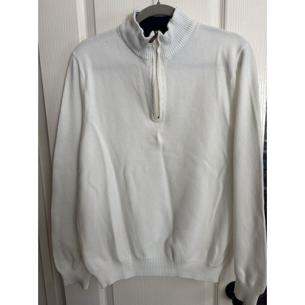 Clubroom Men's Pullover Quarter Zip Waffle Knit. Xl (2403)